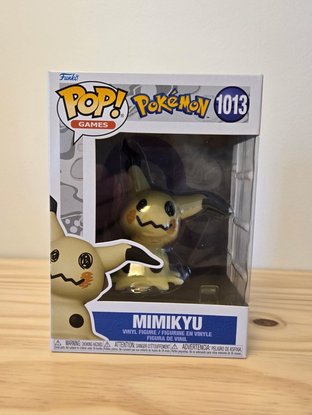 Funko Pop! Games Pokémon Mimikyu #1013 - Yellow and Black Vinyl Figure